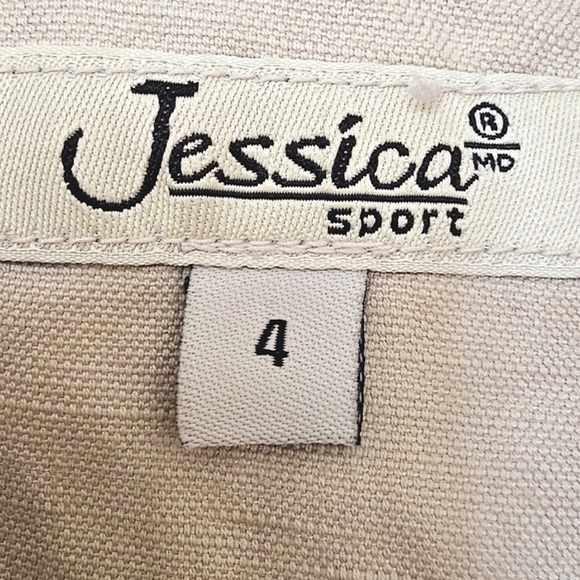 Jessica Sport Women's Button Front Sleeveless Midi Shirt Dress With Side Slits - Picture 13 of 15